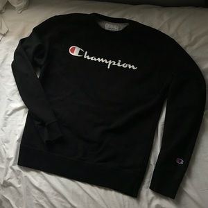 Black Champion Sweater